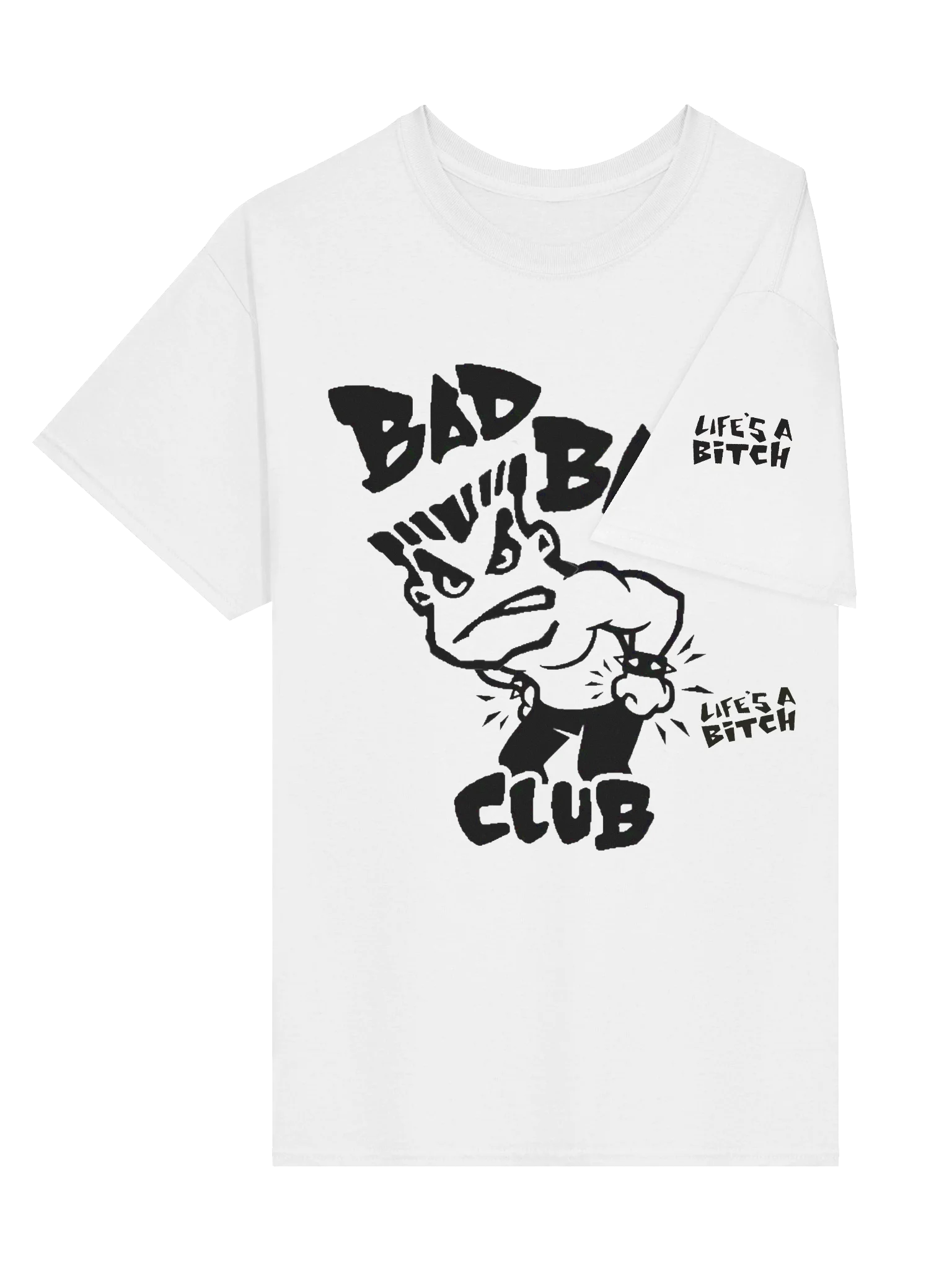 Bad Back Club - White T Shirt product image (3)