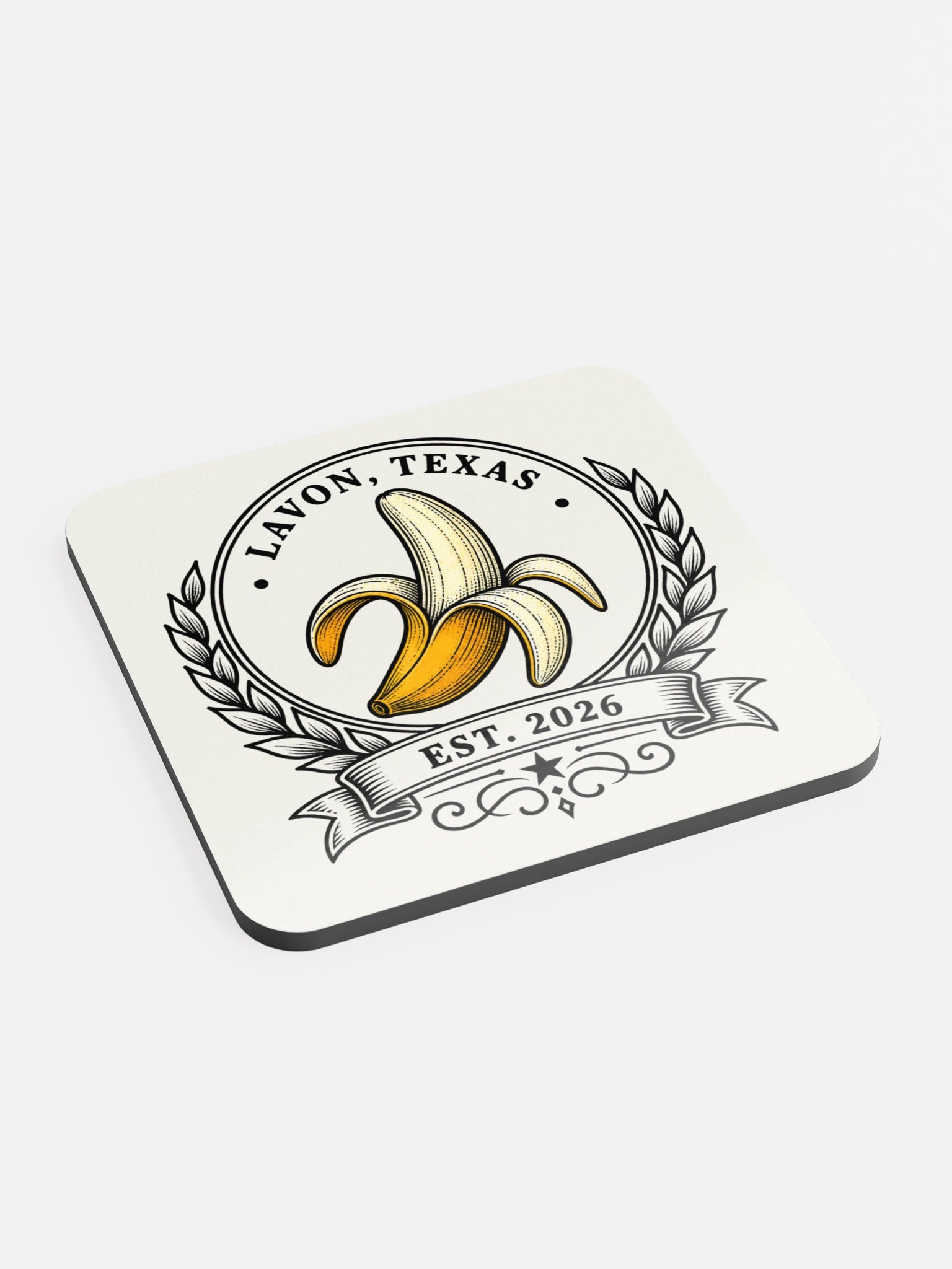 The Banana Crest Coaster product image (1)