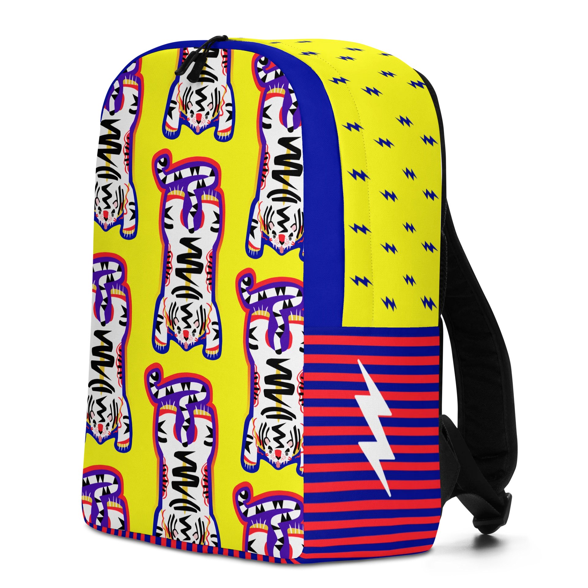 Purple & Yellow Tiger Backpack product image (2)