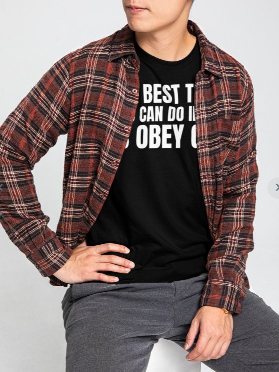 The Best Thing You Can Do In Life Is Obey God T-Shirt product image (2)
