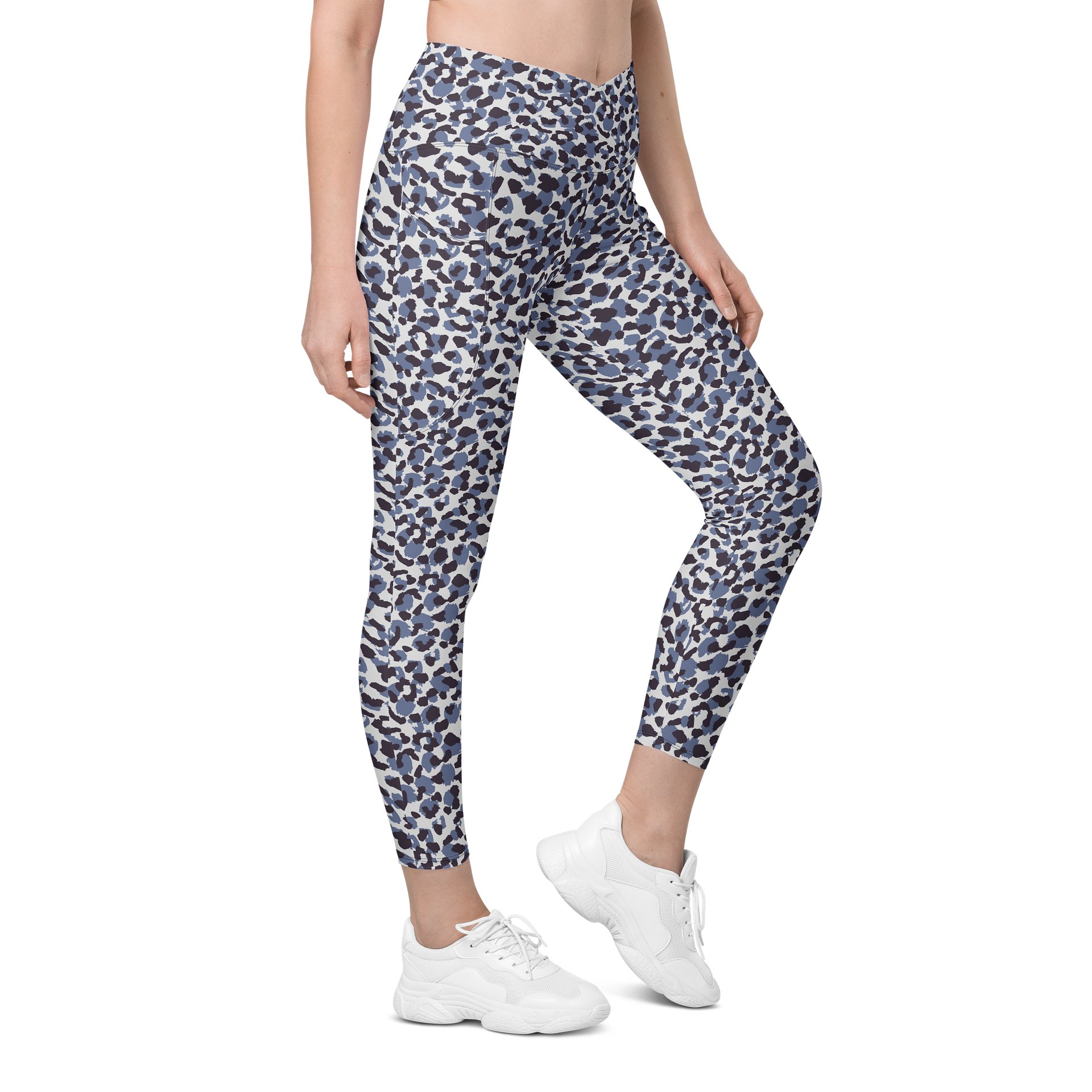 Leopard Print Leggings with Functional Pockets product image (4)