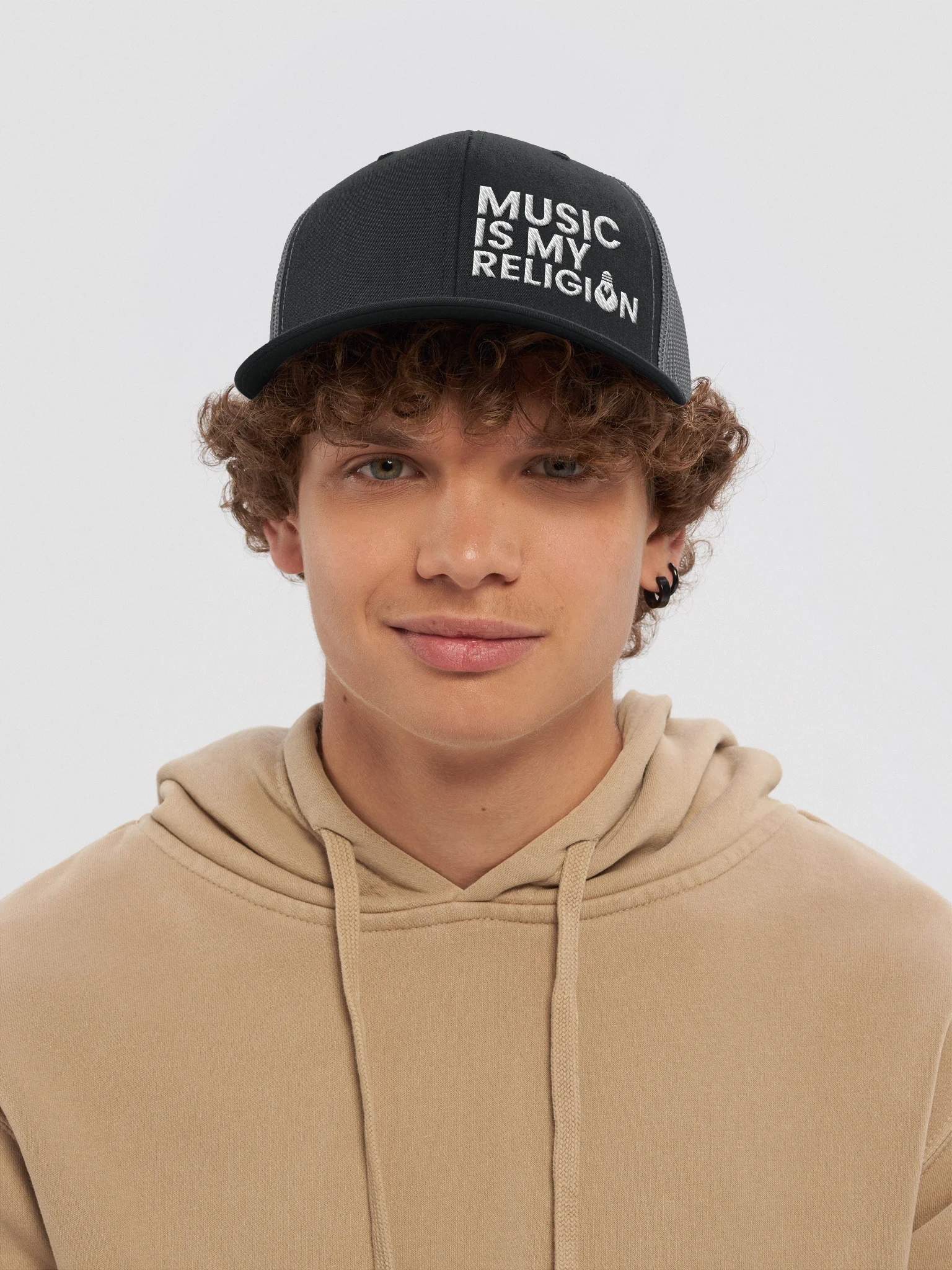 Music Is My Religion Trucker Hat product image (5)