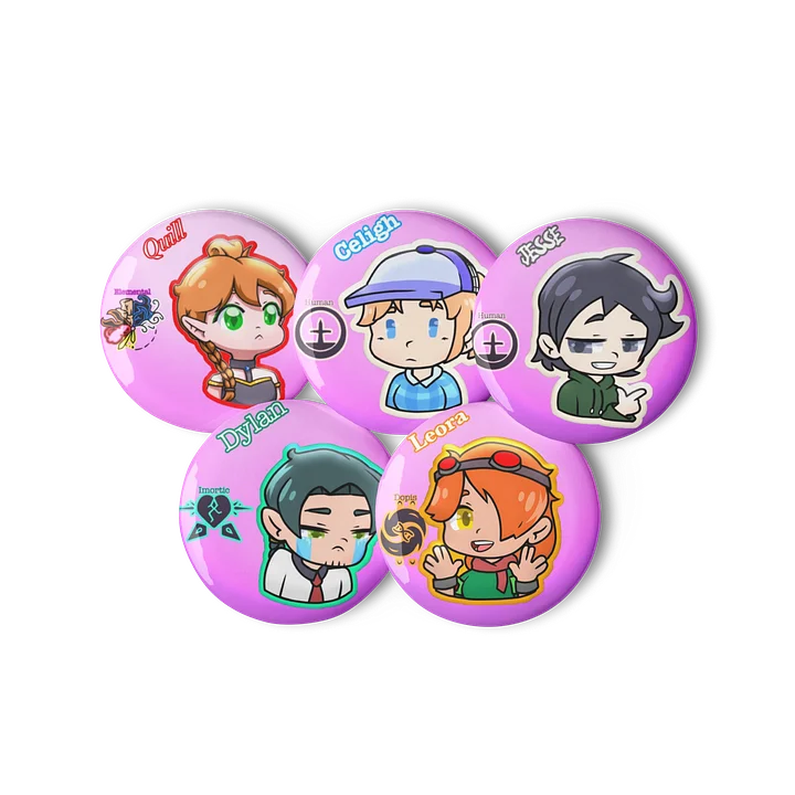 Dynamic Lee_Lord Character Pin Set product image (1)