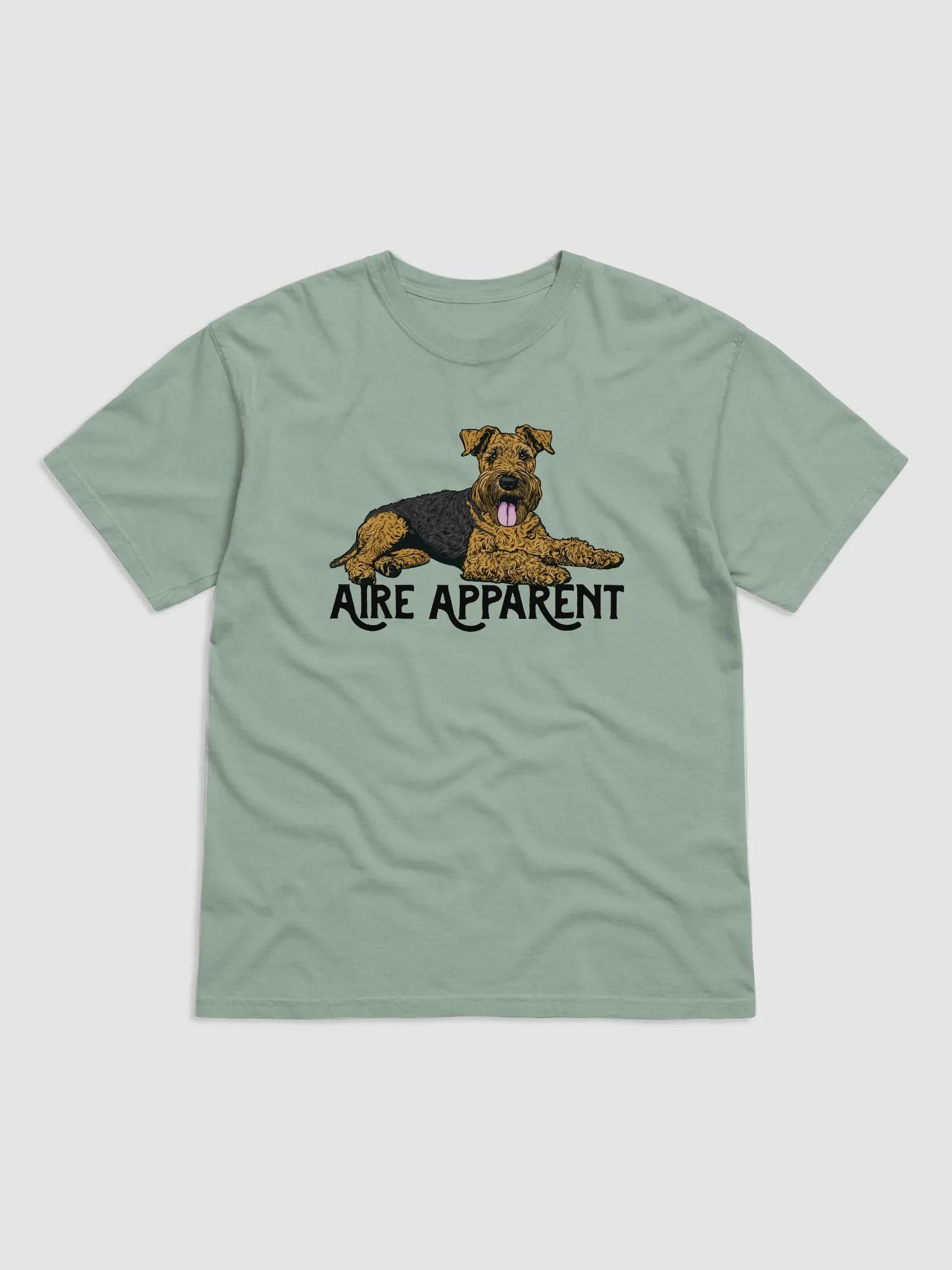 Aire Apparent T-Shirt of an Airedale Terrier | Funny T-Shirt for Airedale Terrier Paw-rents product image (1)