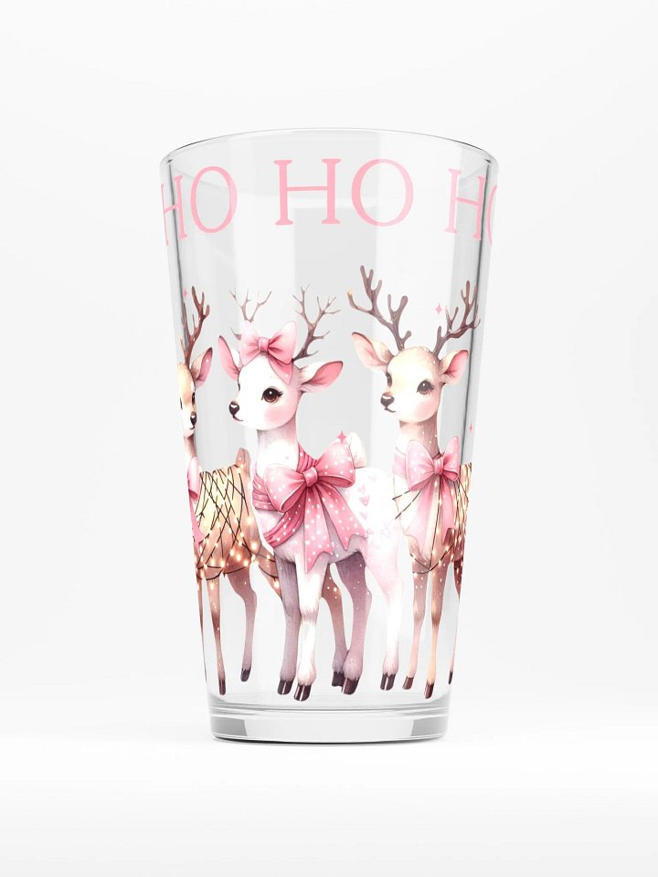 Festive Reindeer Pint Glass product image (1)