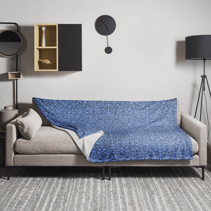 No Rockin' Angel Throw (Blue) product image (2)