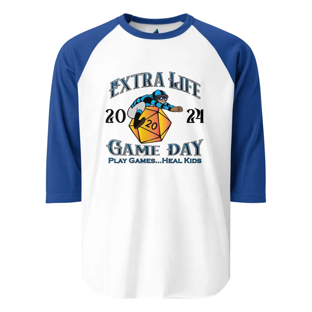 Extra Life Game Day 2024 Raglan Tee product image (1)