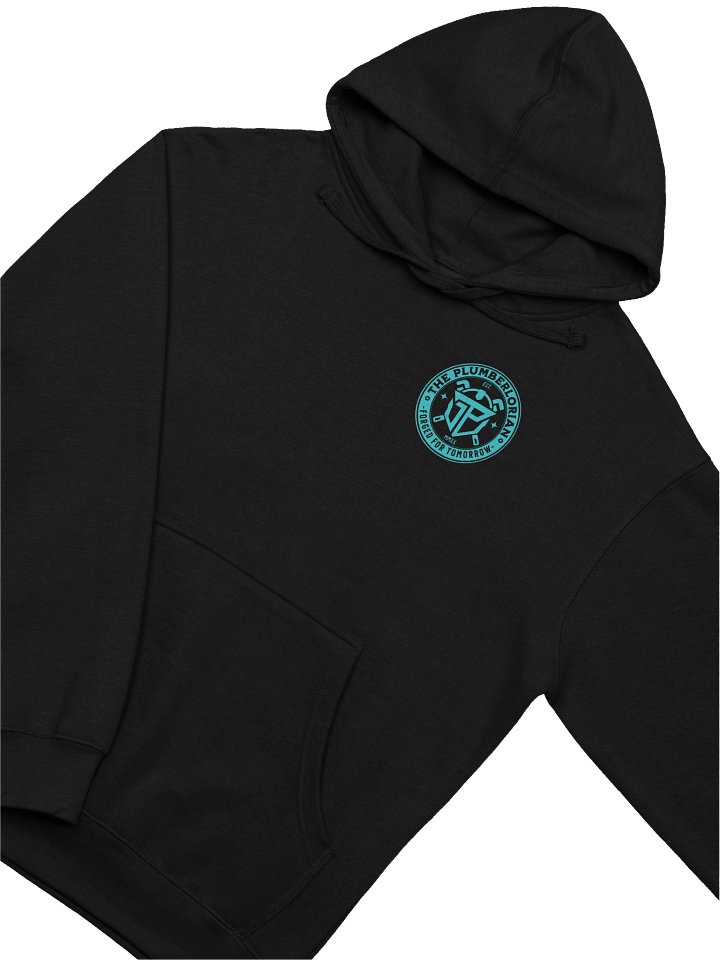 FORGED HOODIE (TEAL LOGO) product image (1)