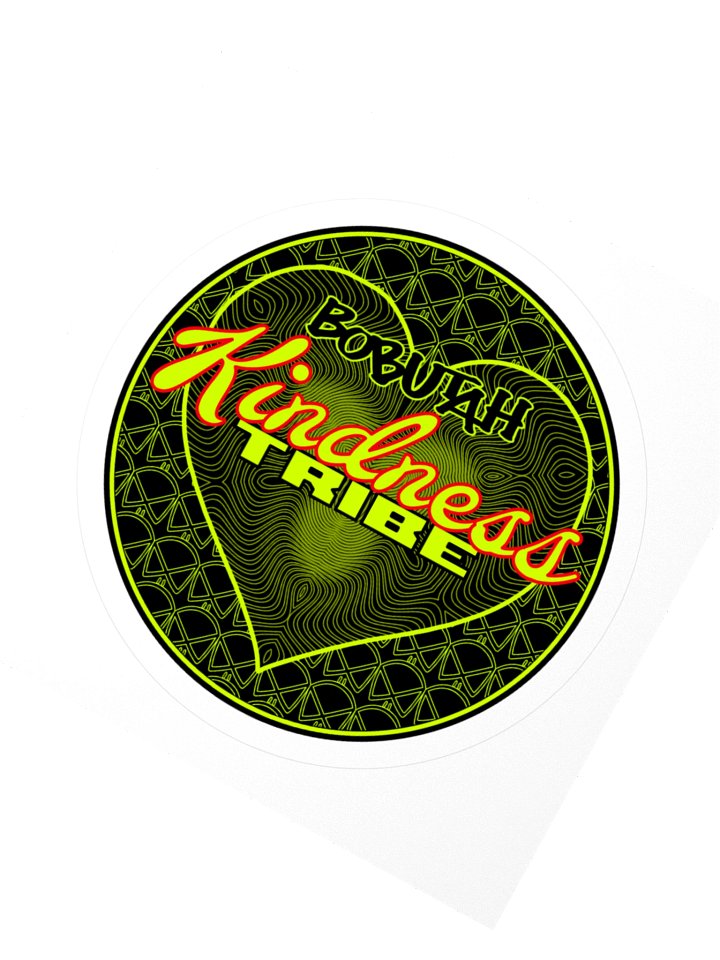 BOBUTAH Kindness Tribe Heart Kiss Cut Stickers product image (5)