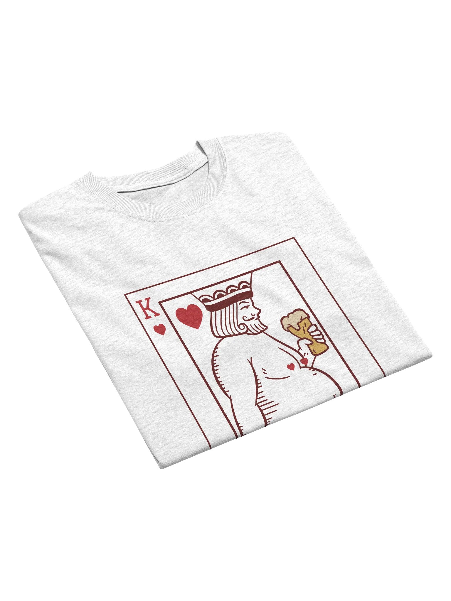 Beer Belly King T-Shirt | Funny Oktoberfest & St. Patrick’s Day Drinking Tee product image (3)