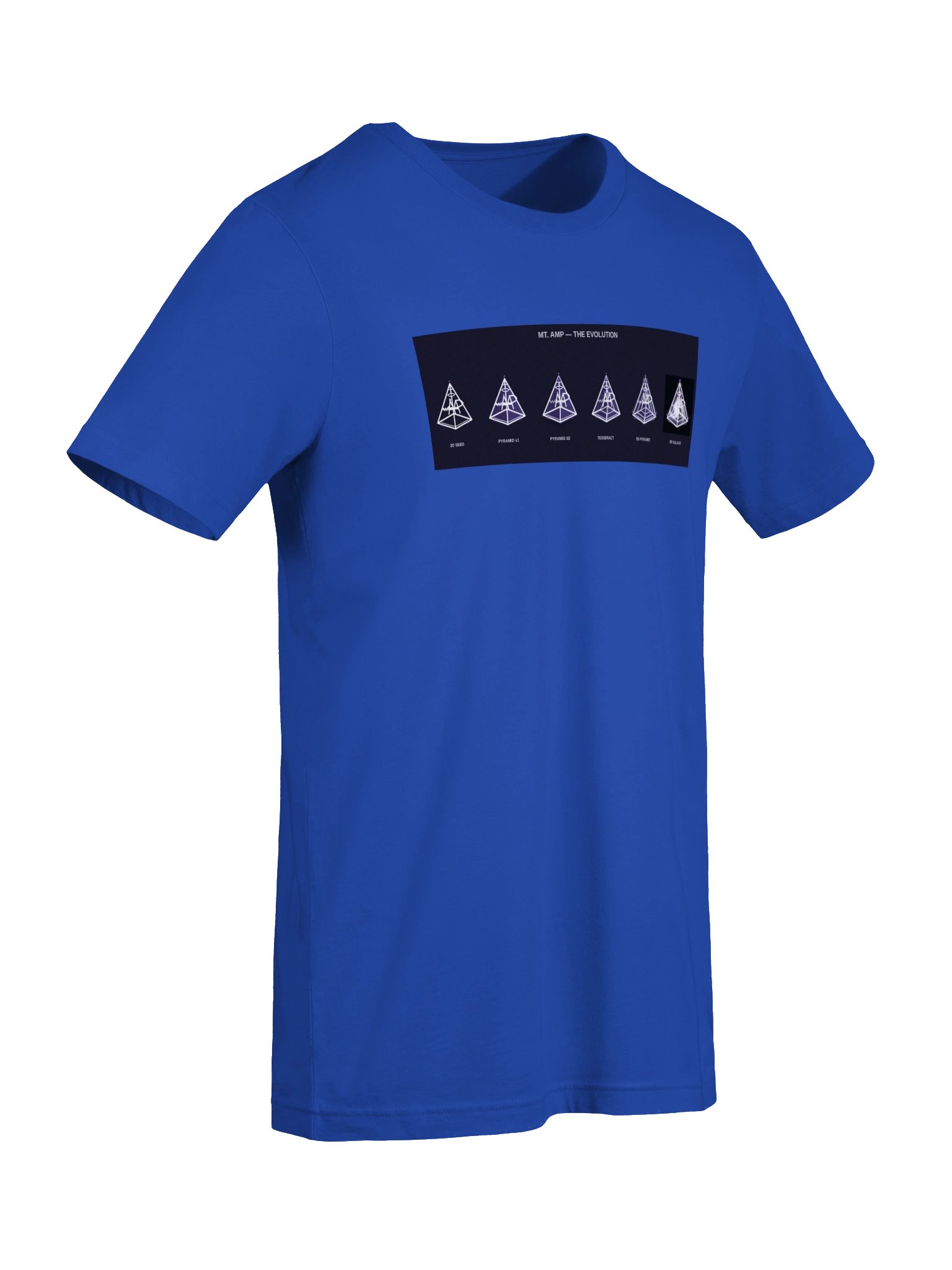 Mt. AMP — The Evolution Tee — Blue product image (7)
