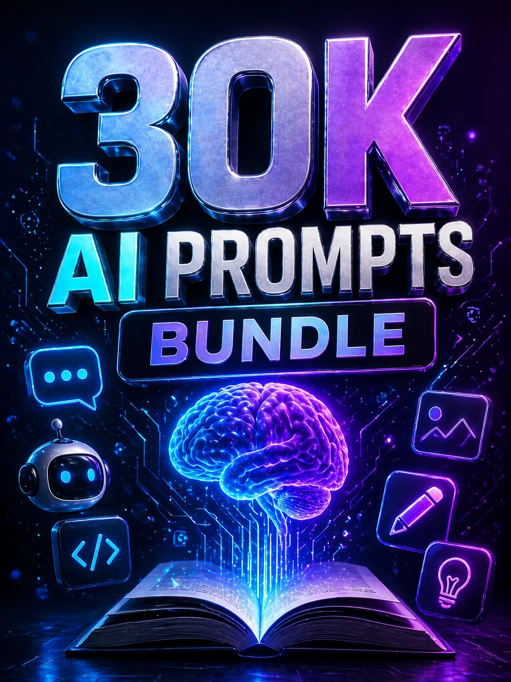 30K AI Prompts Bundle product image (1)