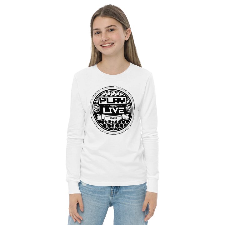 Play More Live More Youth Long Sleeve T-Shirt product image (18)