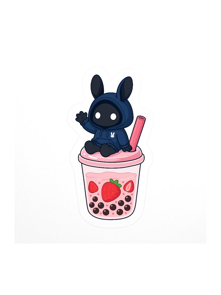 Poochoki Strawberry Boba Sticker product image (1)