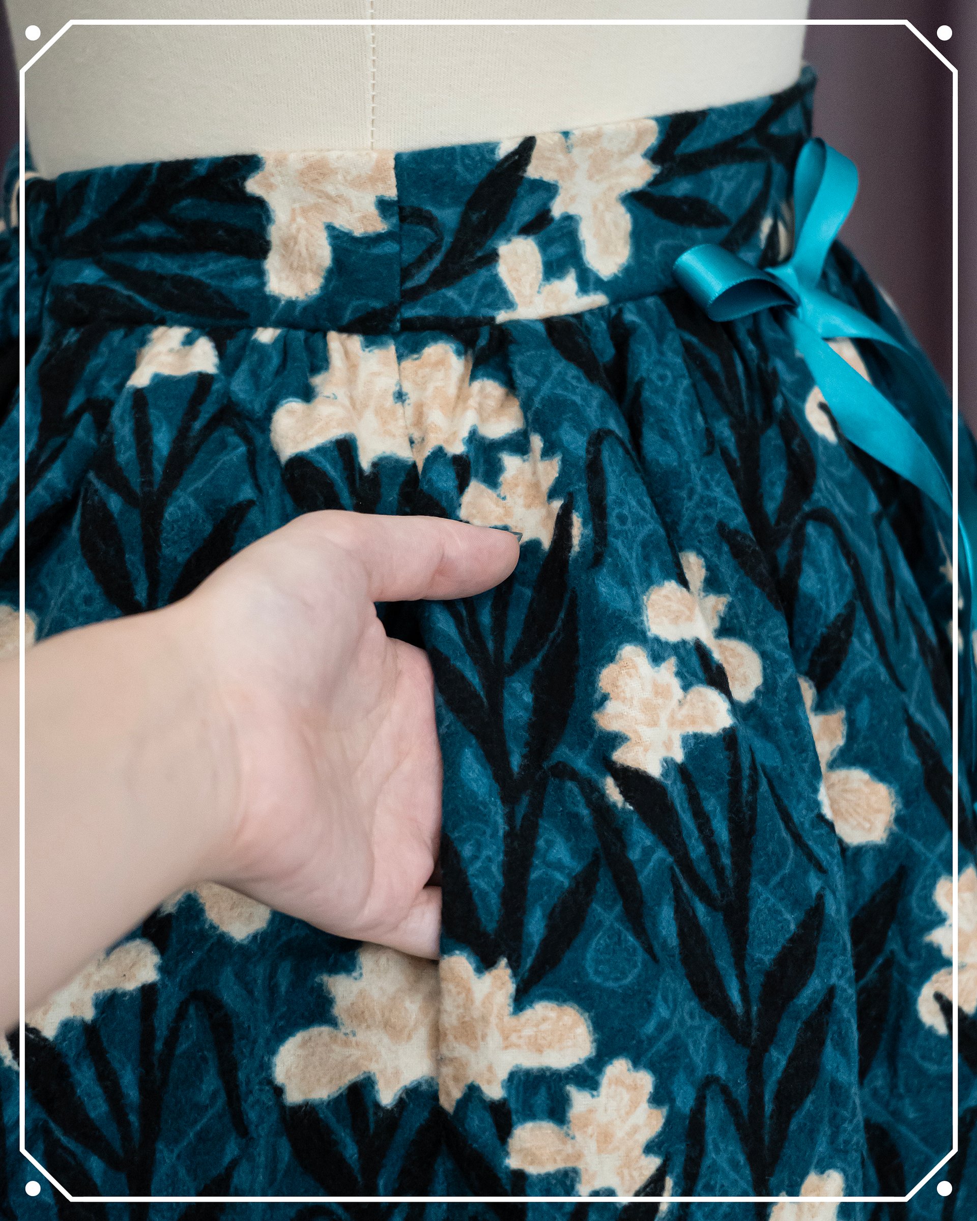 Cemetery Iris Bustle Skirt product image (4)