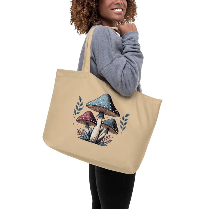 Simple Mushroom Delight Organic Cotton Tote Bag product image (1)