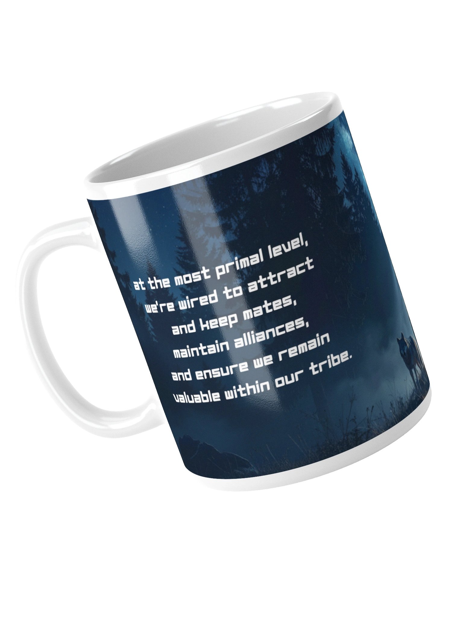 Rise Anyway. Even When They Don’t. Momentum Mug – Wolf Moon product image (2)