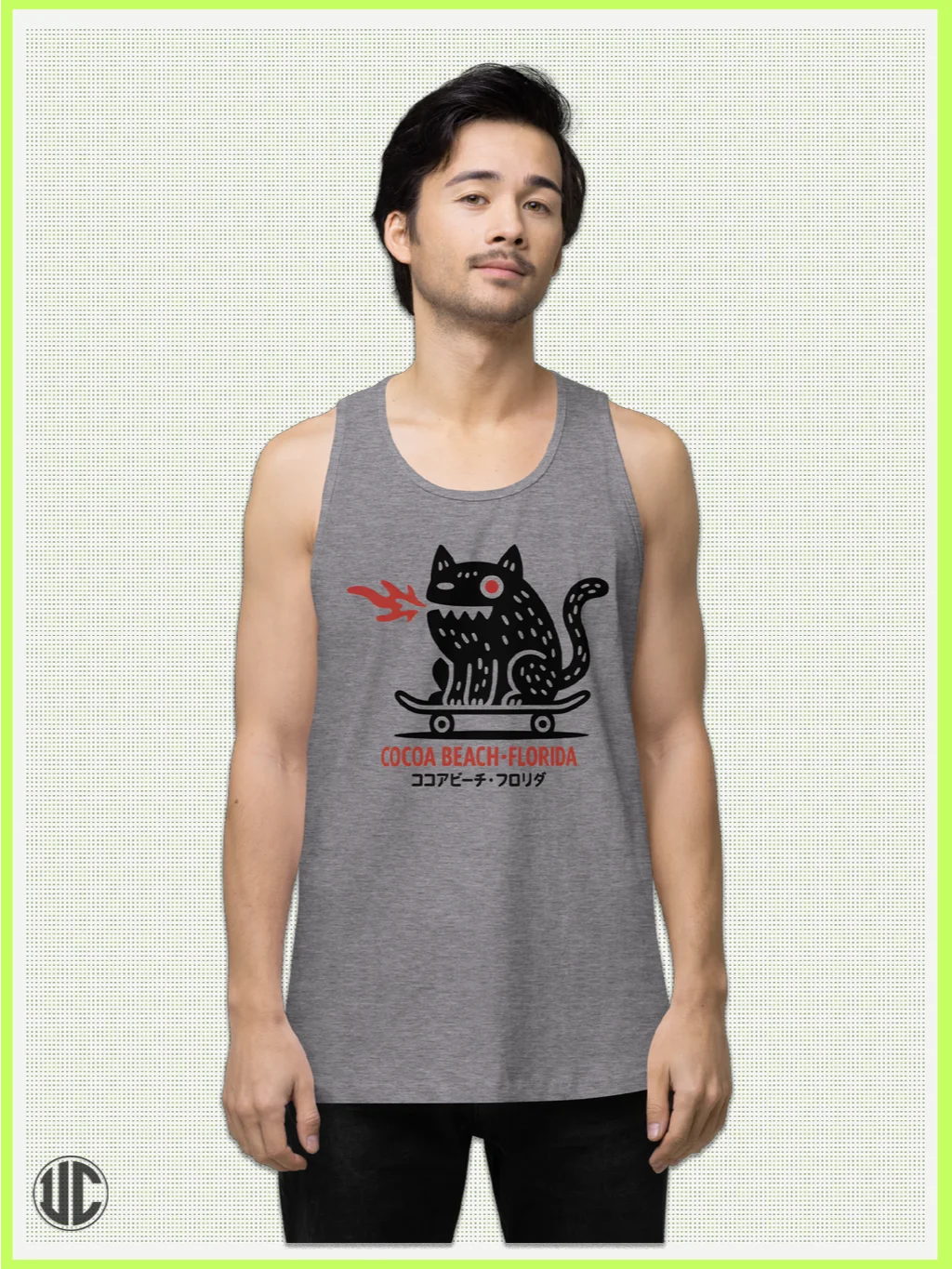Cocoa Beach Skater – Men’s Tank Top product image (2)