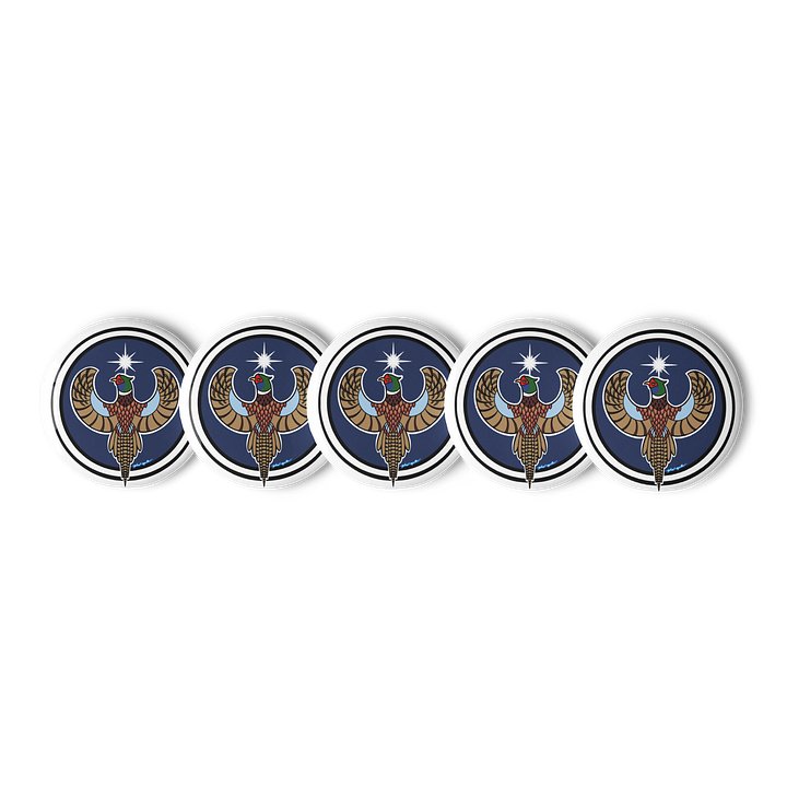 Ring-necked Pheasant- Resistance. SD. (5-pack buttons) product image (1)