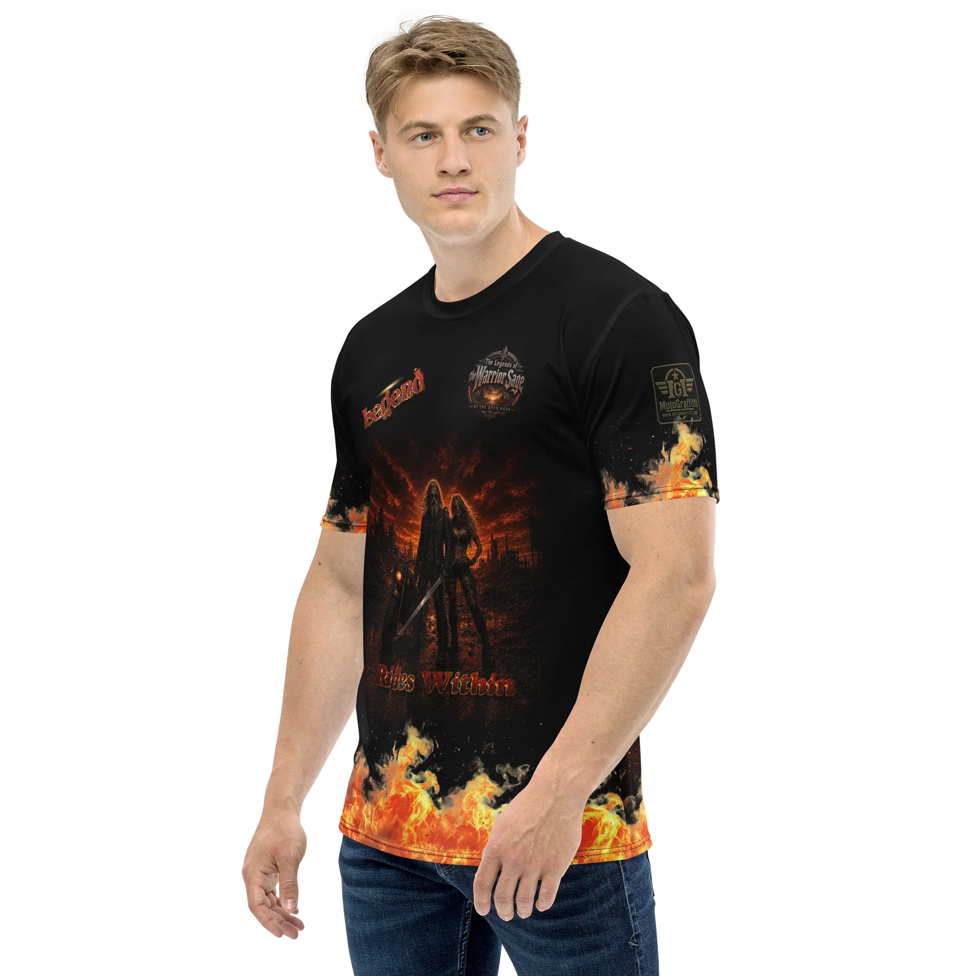 Legends of the Warrior Sage MötoGraffitti Tee product image (3)