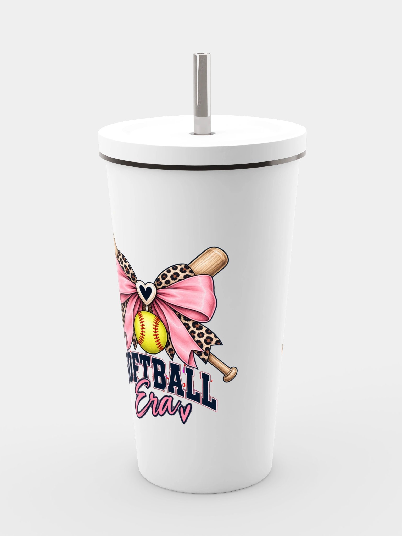 Ballfield Mom Softball Tumbler | 20 oz Cup with Straw product image (5)