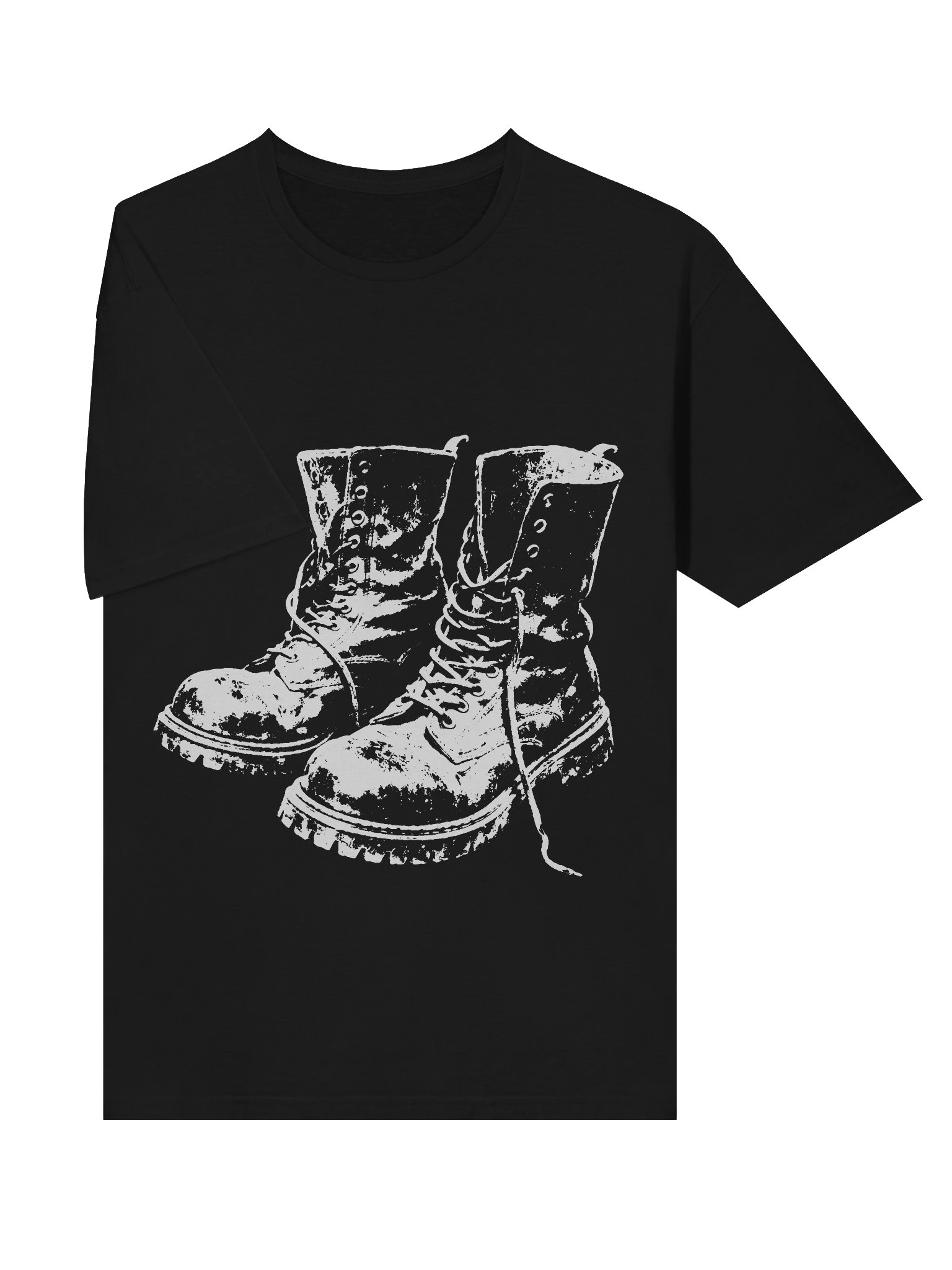 Punk Rock Combat Boots // Lightweight Tee product image (5)