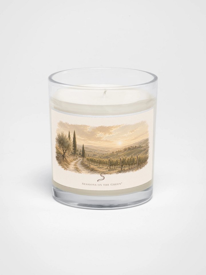 Vineyard at Golden Hour — Unscented Soy Art Candle product image (1)