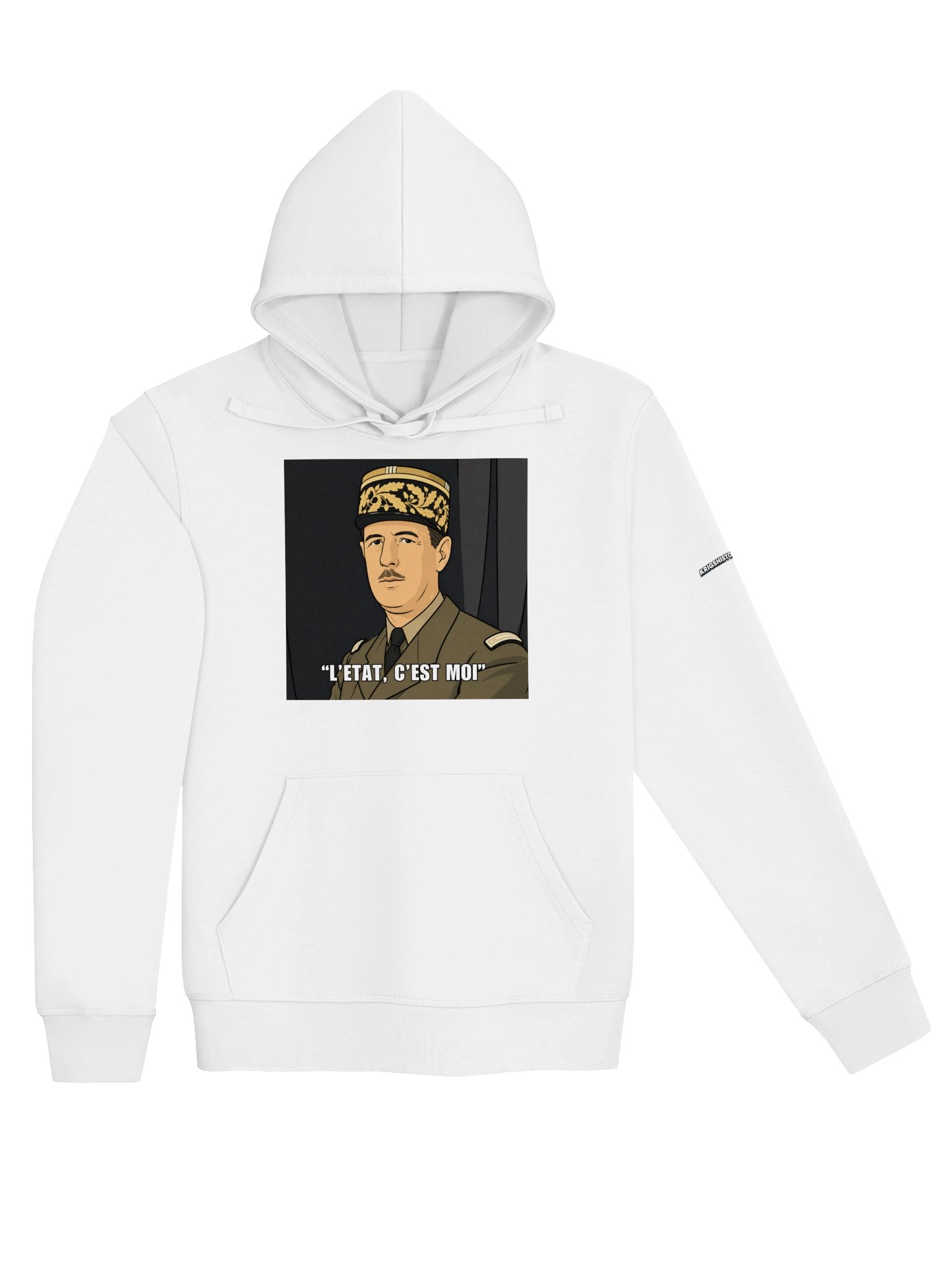 L'etat c'est moi - Charles De Gaulle (Premium Organic Hoodie) product image (4)
