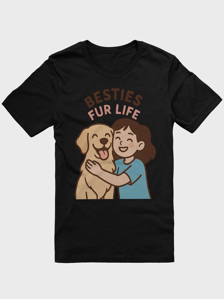 Besties Fur Life Cartoon T-shirt product image (1)