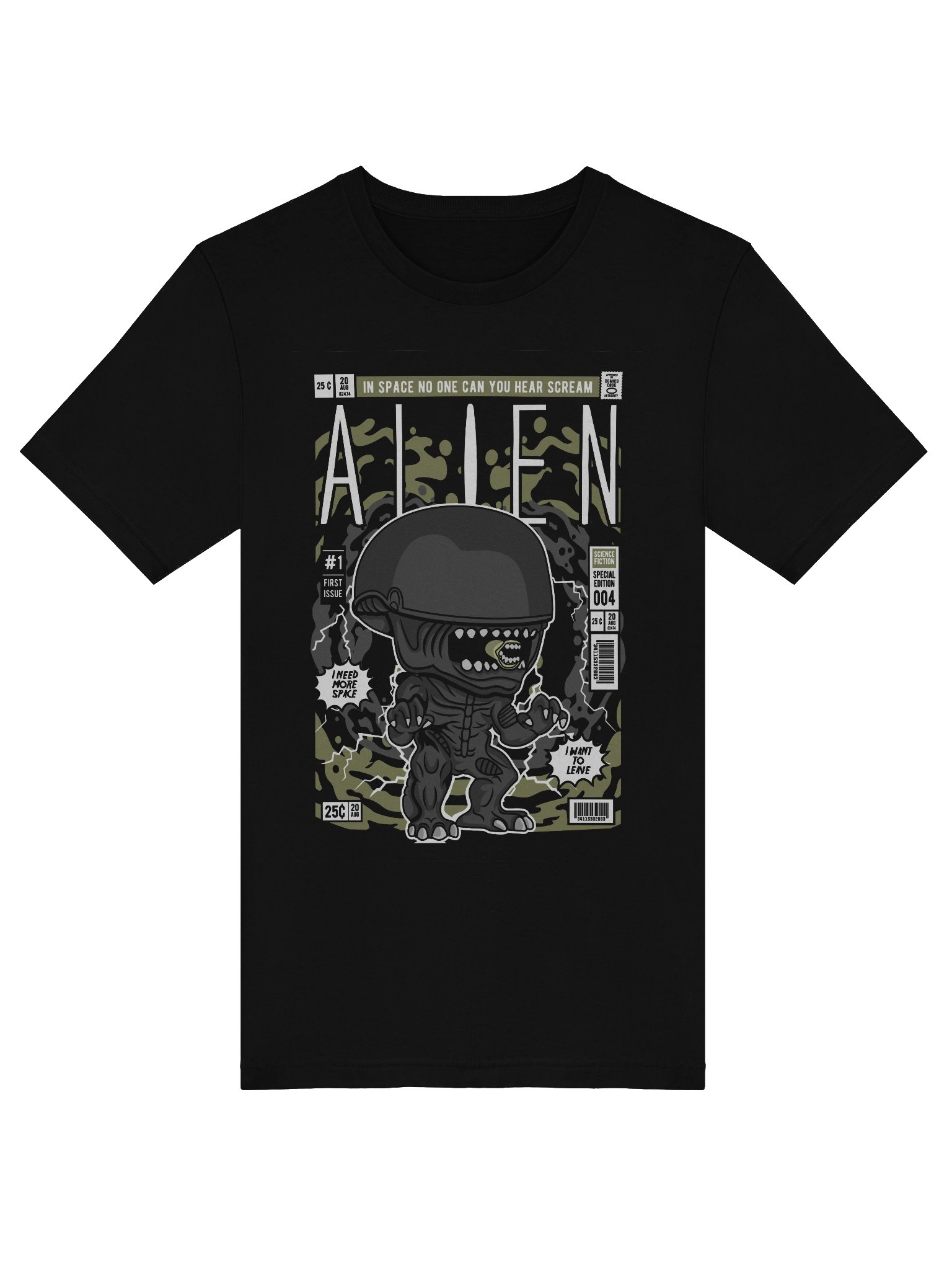 Galactic Menace Alien T-Shirt product image (5)