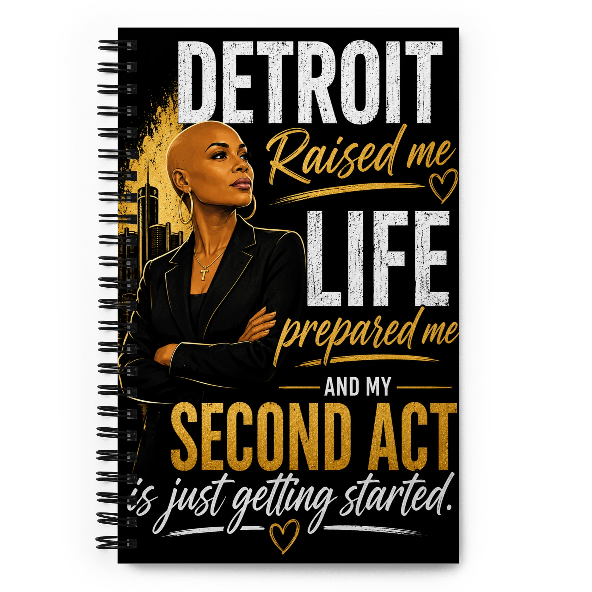 Detroit Raised Me Spiral Notebook product image (1)