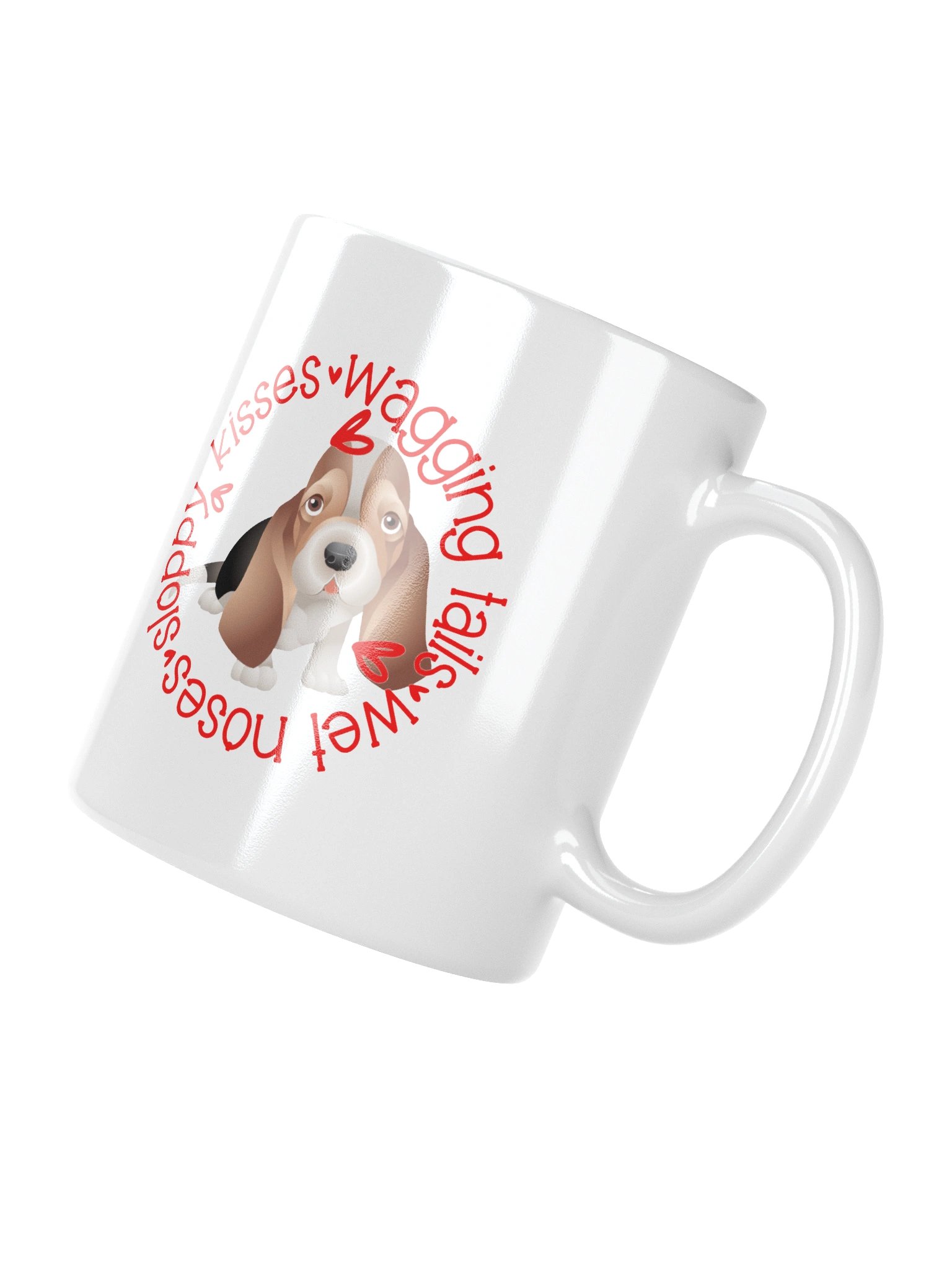 Sloppy Kisses Basset Hound Mug product image (8)