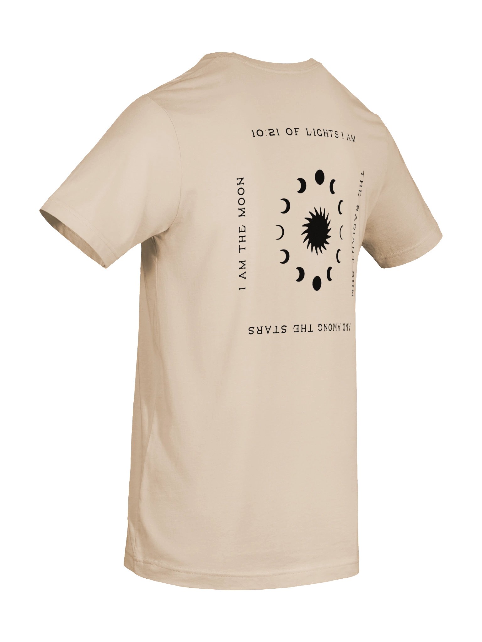 celestial 10:21 bhagavad gita tee - black artwork product image (8)