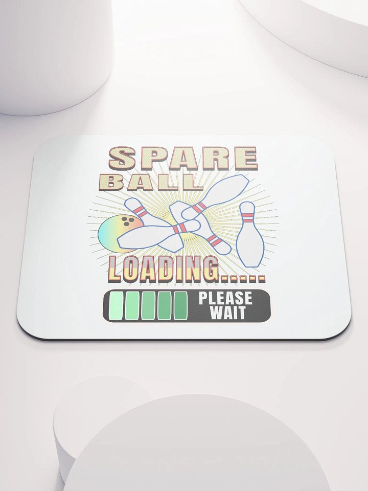 Spare Ball Bowling Loading Mouse Pad product image (1)