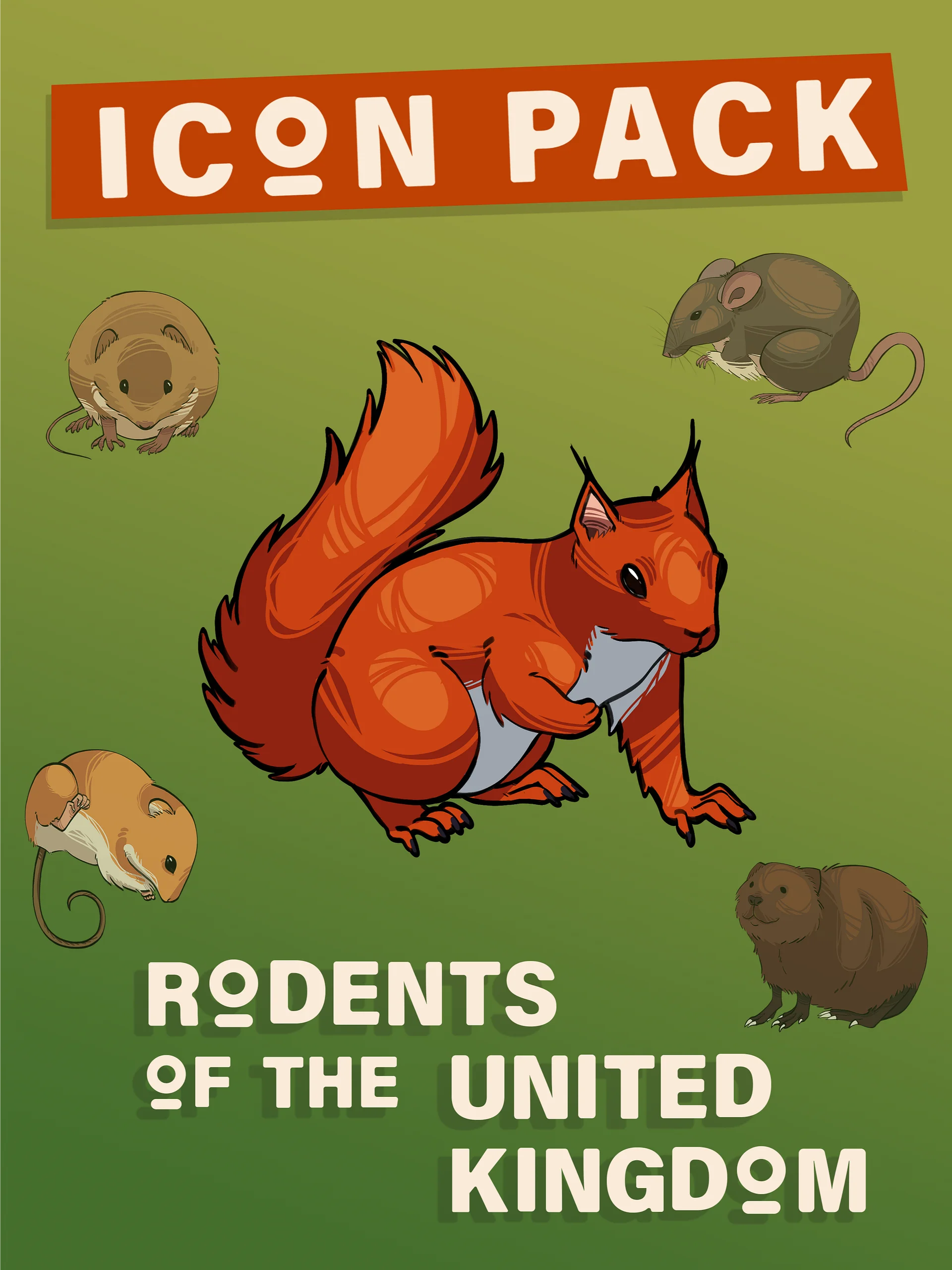 Rodents of the United Kingdom Icon Pack product image (1)