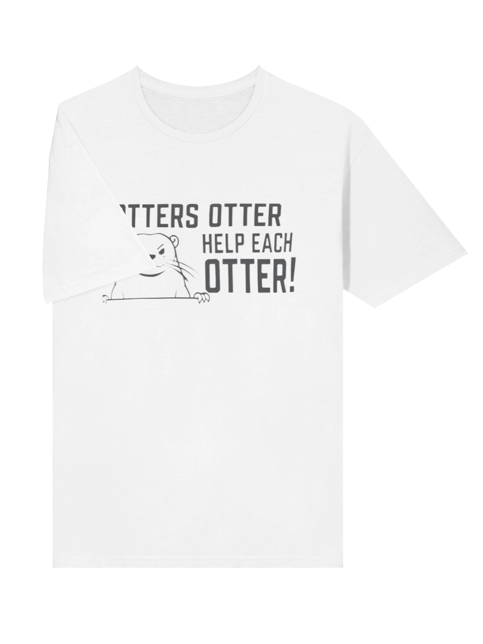 Otters Otter Help Each Otter with a Positive Message Shirt product image (3)