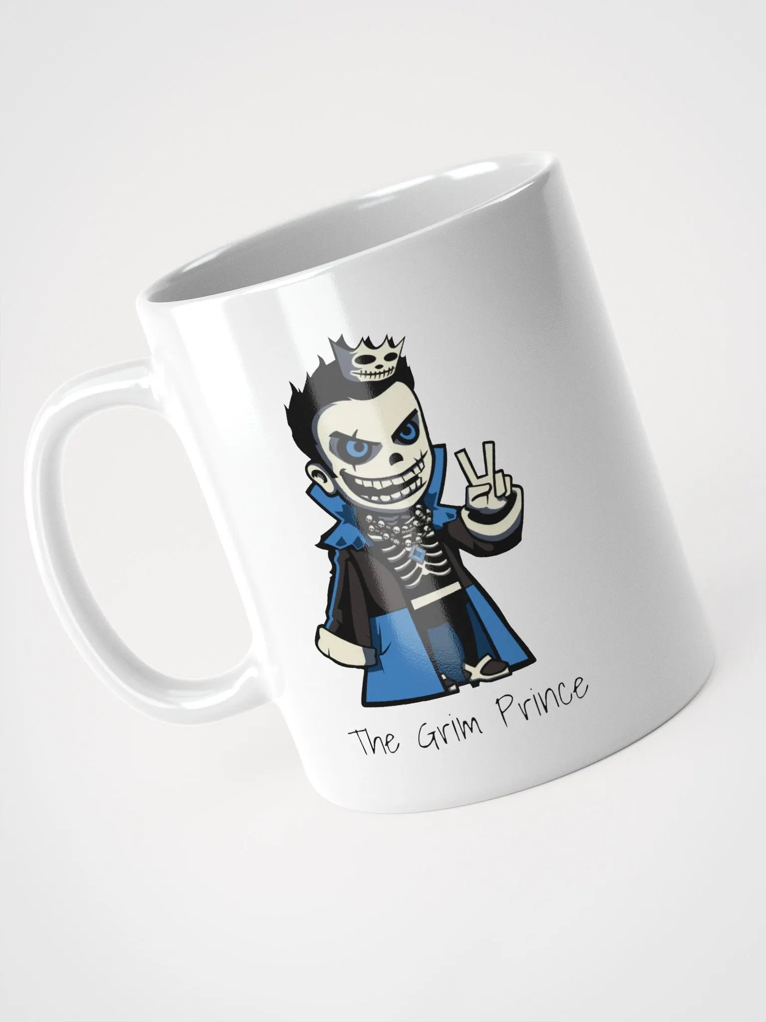 Grimmy the Grim Prince - White Ceramic Mug product image (6)
