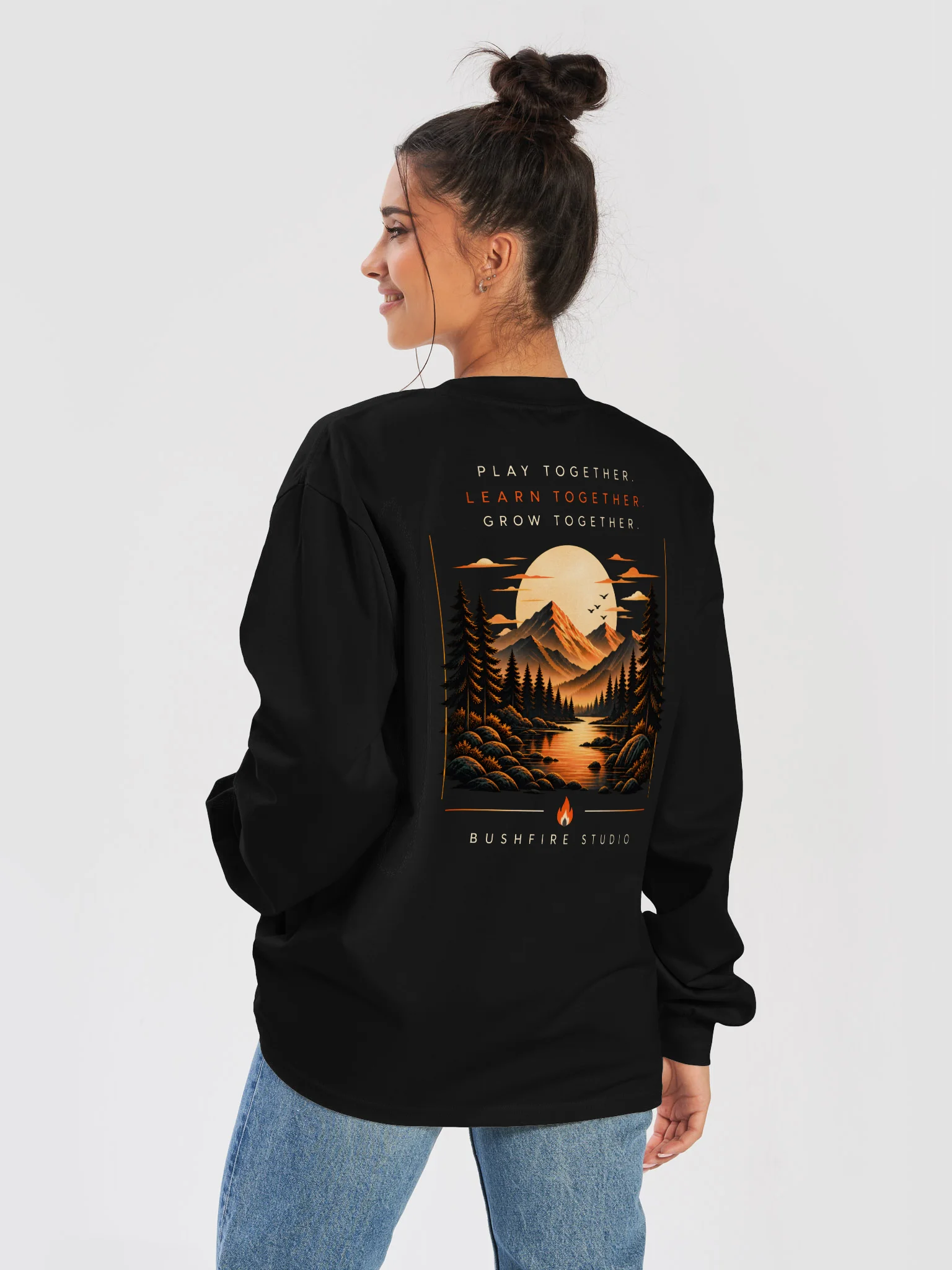 BushFire Studio | Abstract Long Sleeve Dark product image (8)