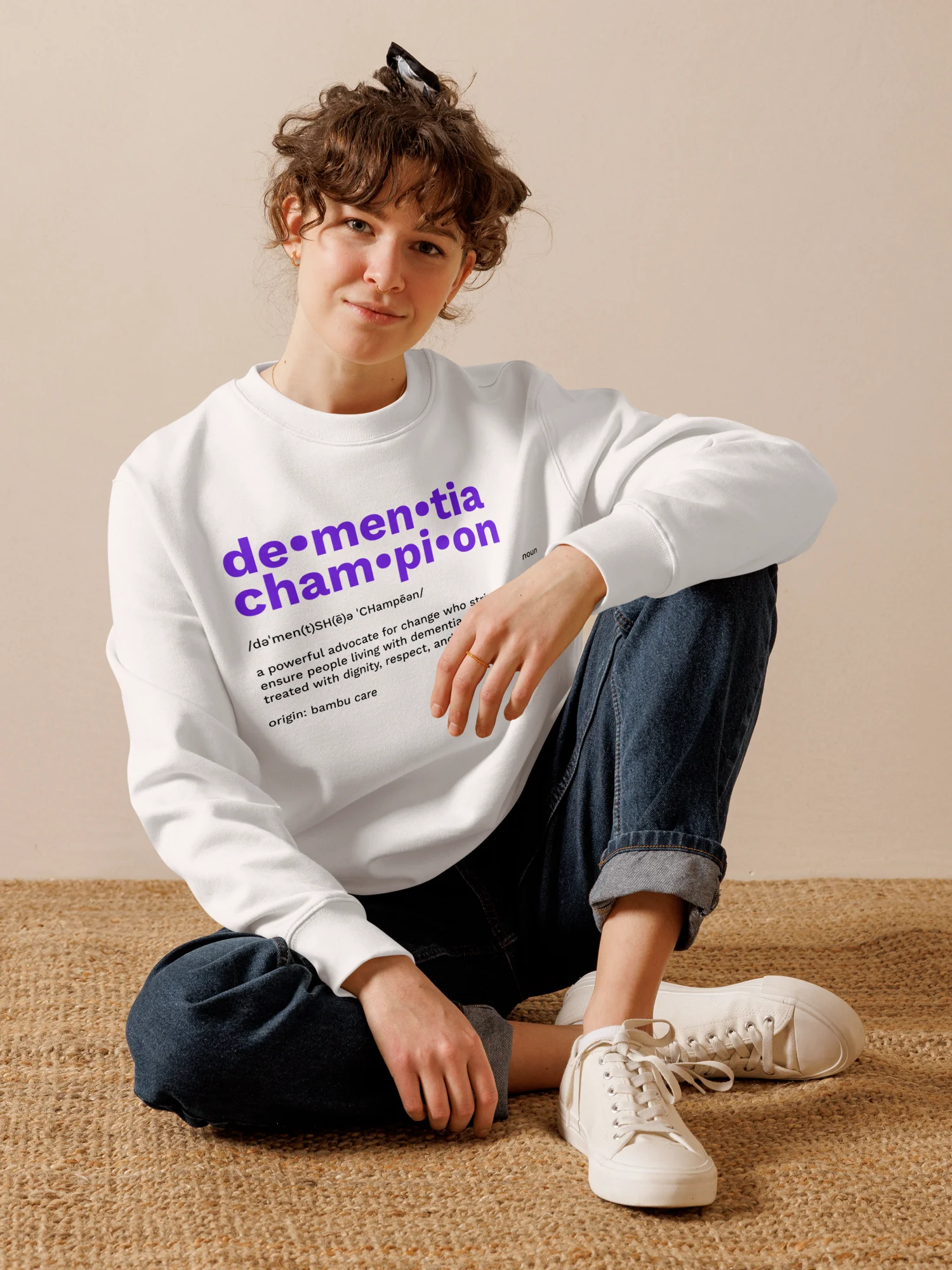 Dementia Champion Sweater - White product image (4)
