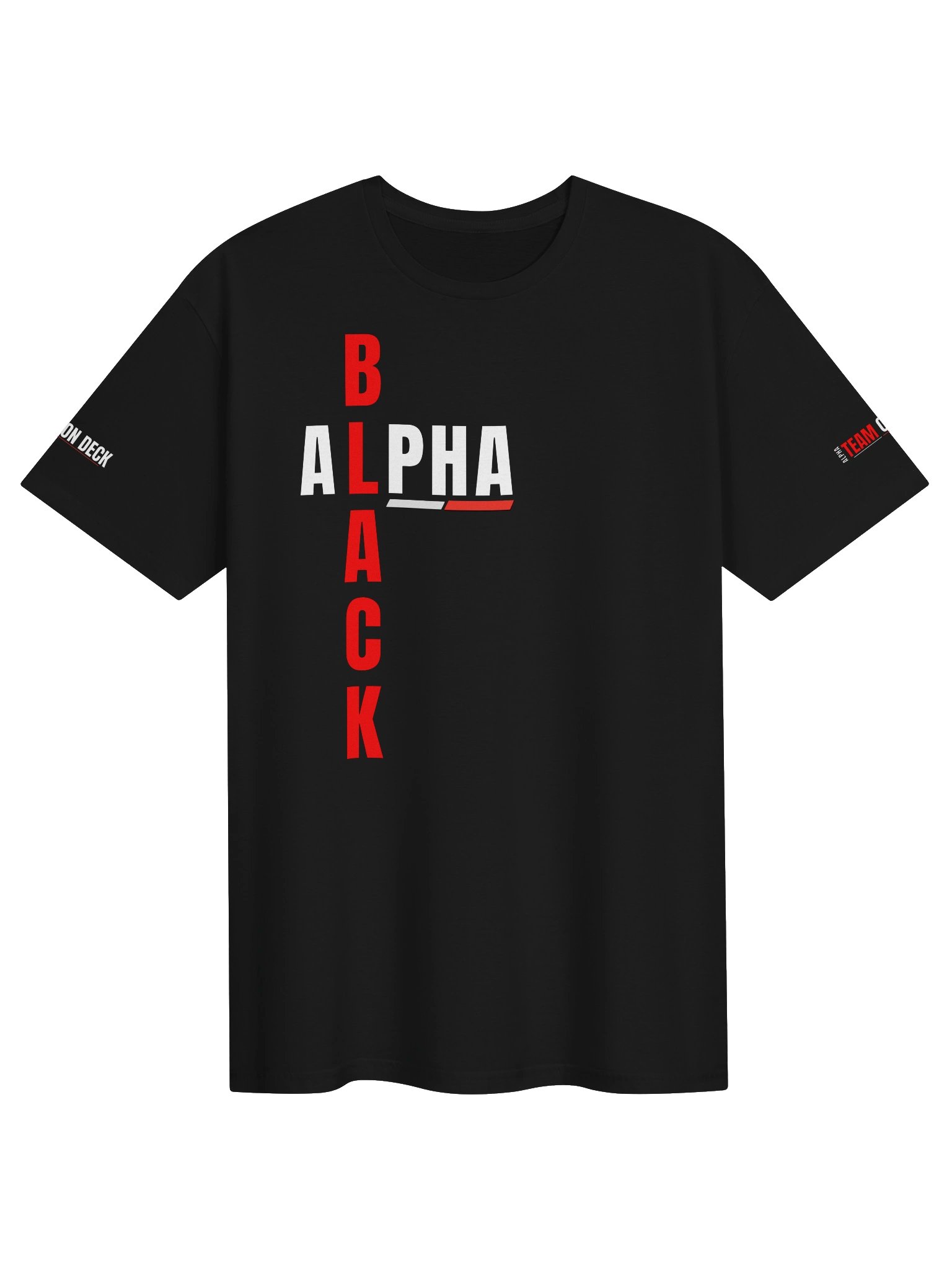 Black Alpha Bold Graphic Tee product image (1)