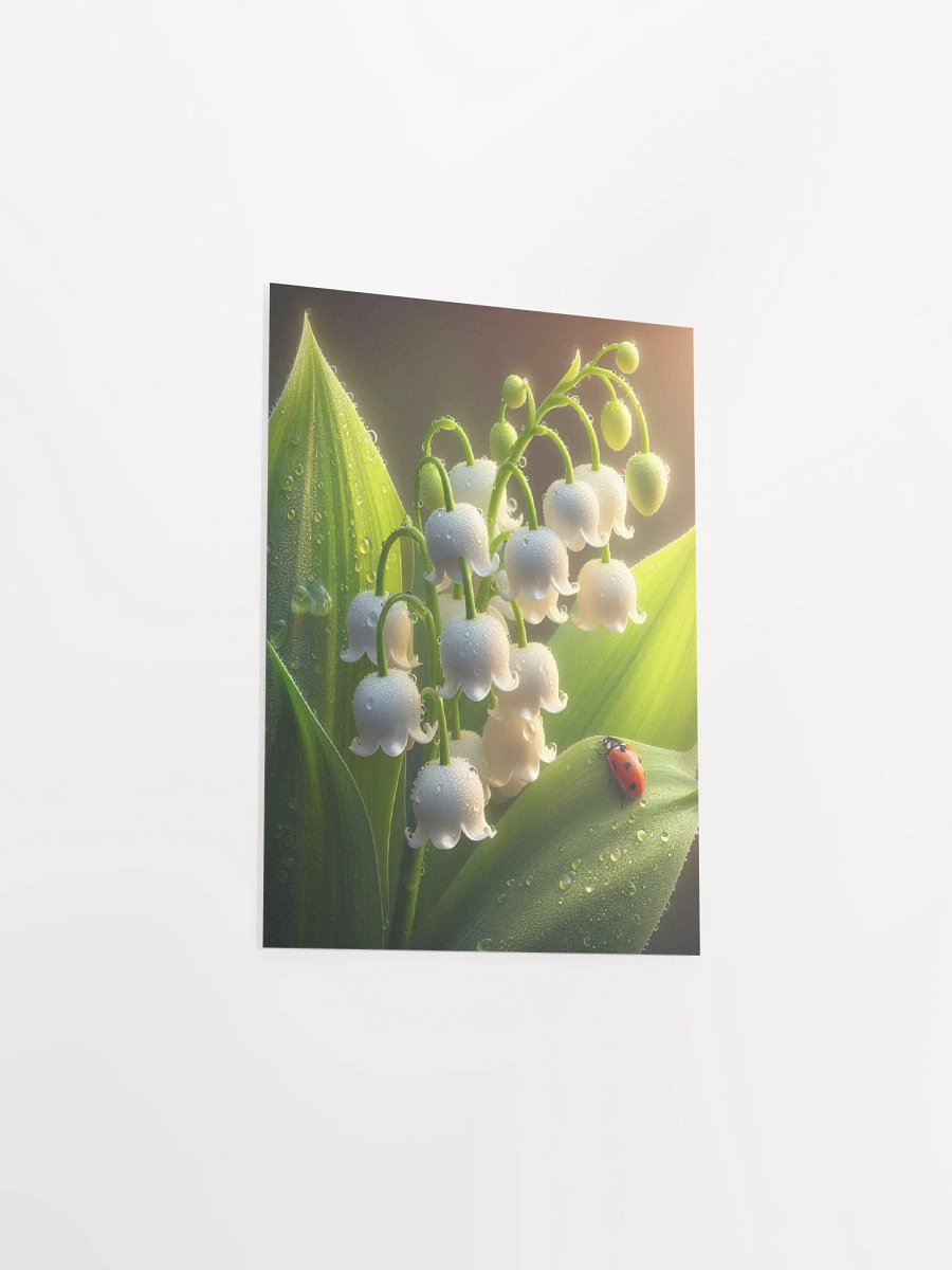 Delicate Lily of the Valley - Enchanting Nature Poster product image (4)