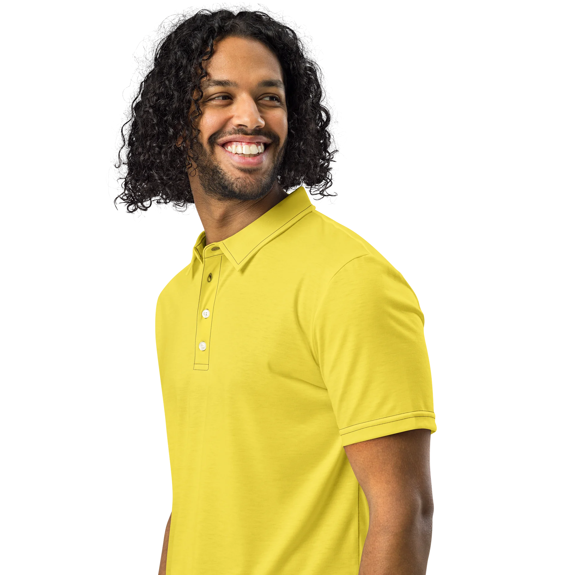 F&F Slim Fit Polo Shirt (YLW) product image (2)