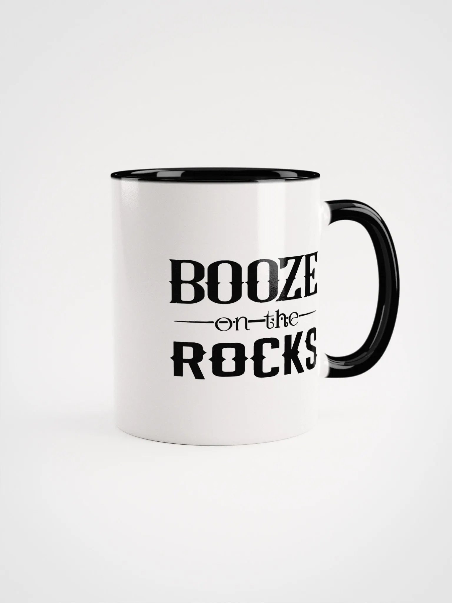 Booze On The Rocks Accented Mug product image (1)