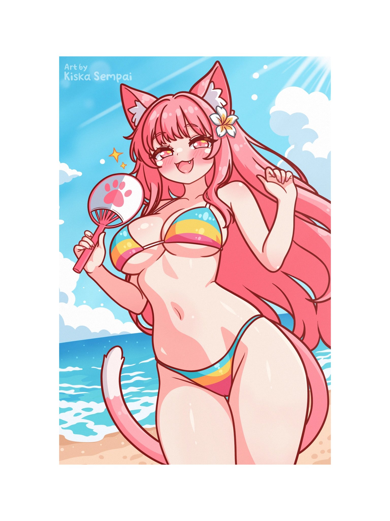Kiska on the beach ☆ Wall Art product image (1)