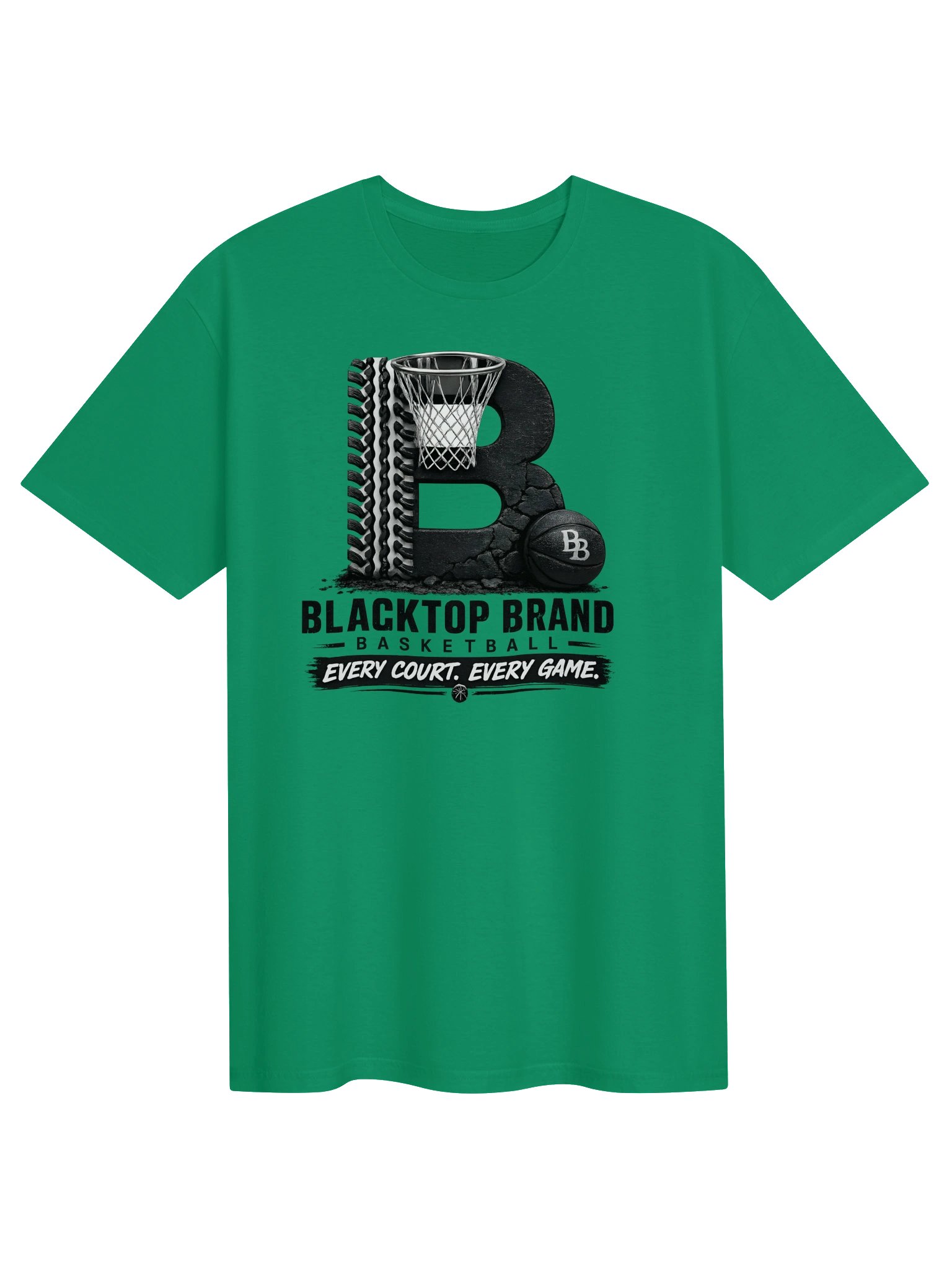 Blacktop Brand Basketball B Logo Tee product image (1)