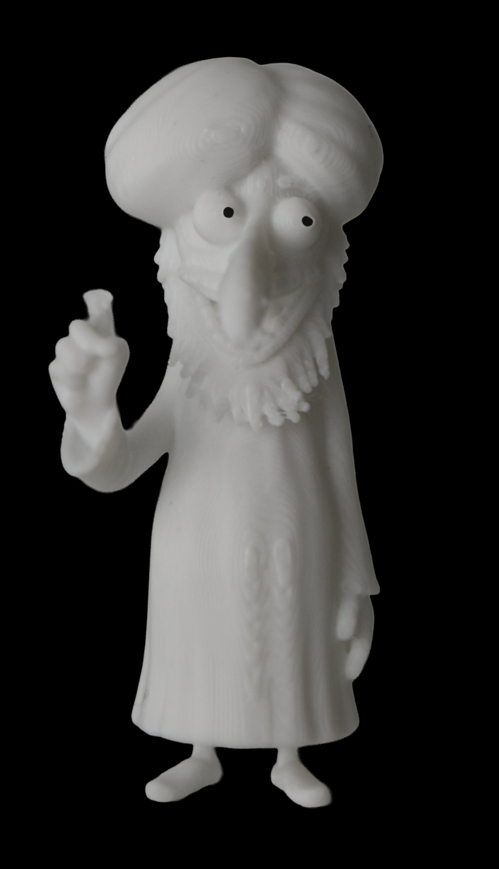 1.8 inch Muhammad - all white product image (1)