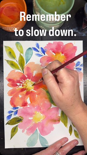 A little reminder to slow down. 🌿

Life moves fast, but creativity has a way of bringing me back to the present. Whether it’s...