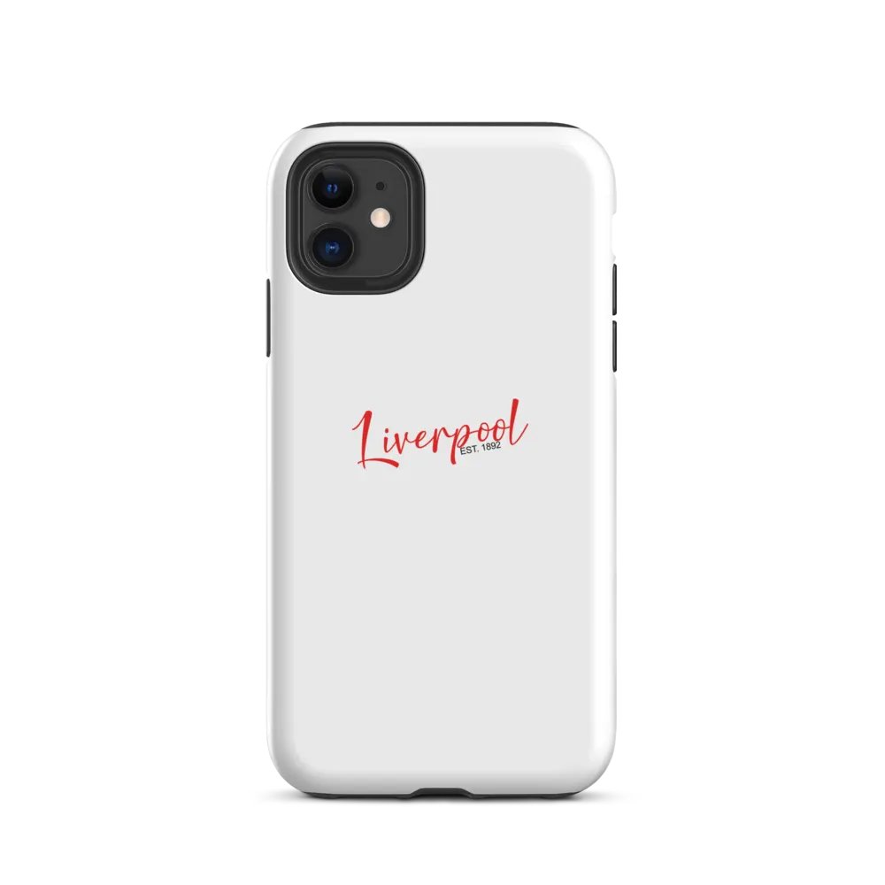 Liverpool Red Cursive iPhone® Tough Case product image (24)
