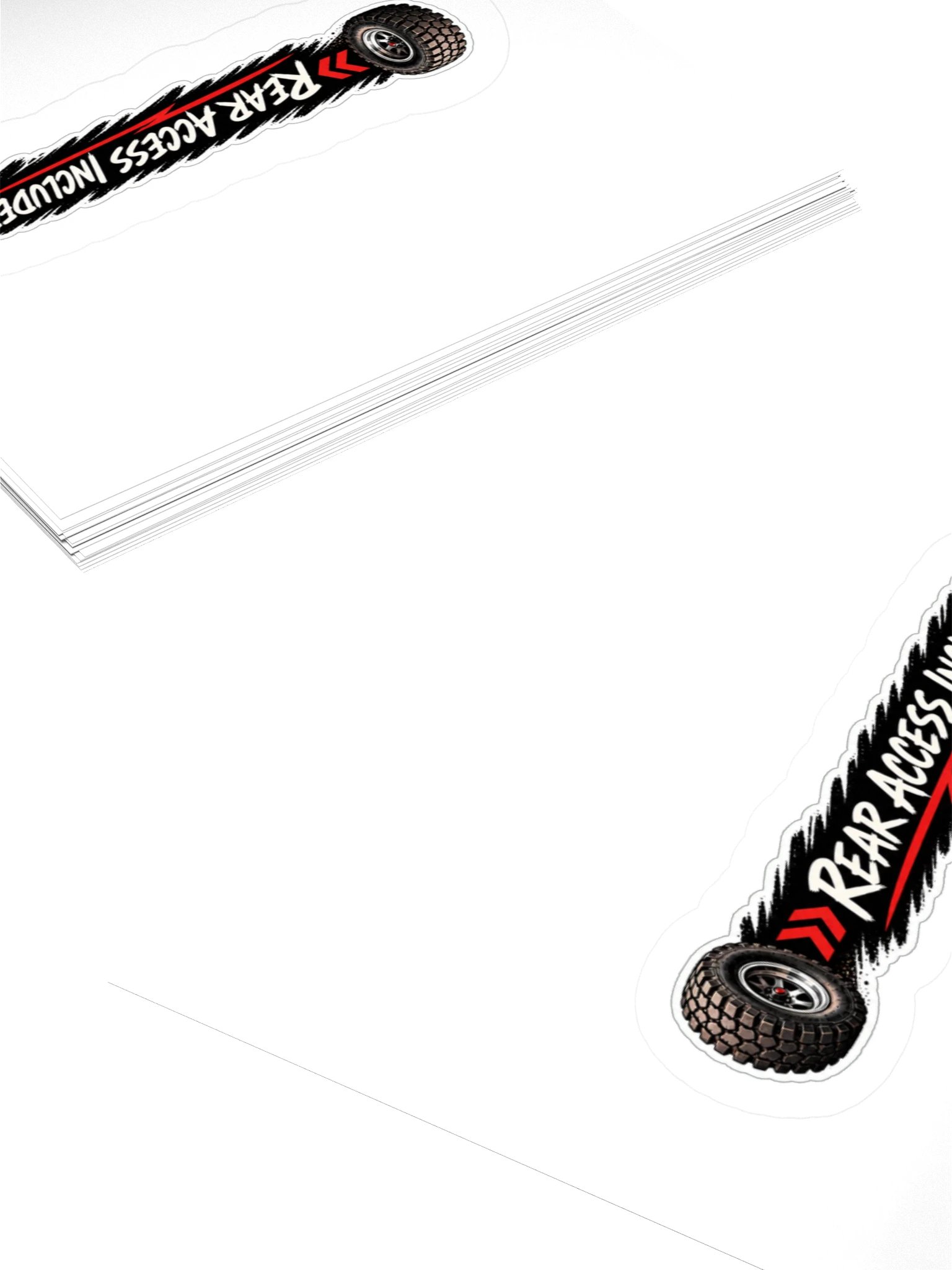 Rear Access Included Sticker product image (4)