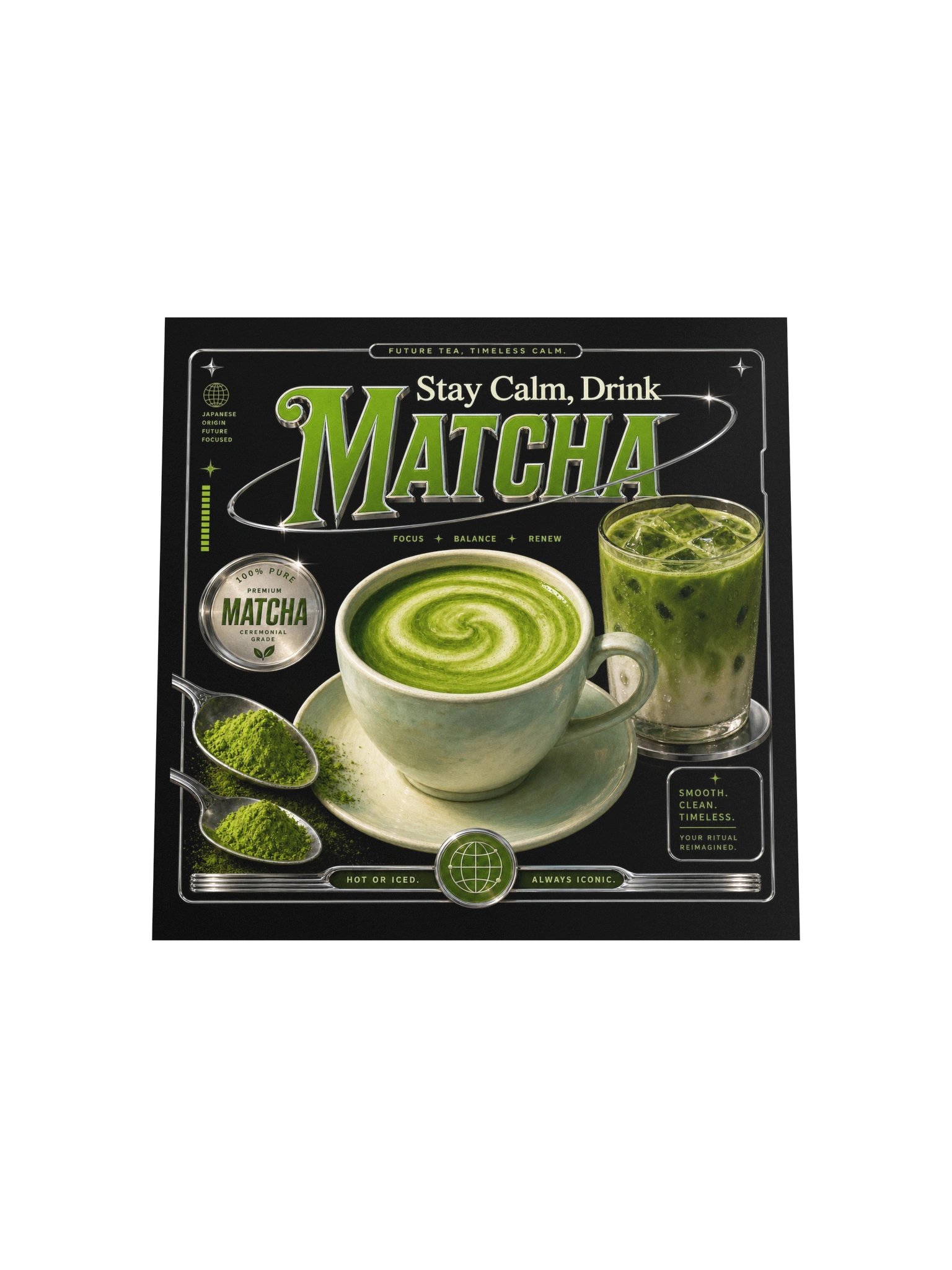 Stay Calm Drink Matcha Poster product image (17)